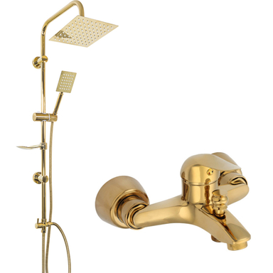 ست شیرآلات اندیکا مدل کروز کد S3 به همراه علم دوش