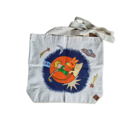 ساک خرید طرح شازده کوچولو و گل رز