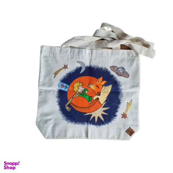 ساک خرید طرح شازده کوچولو و گل رز