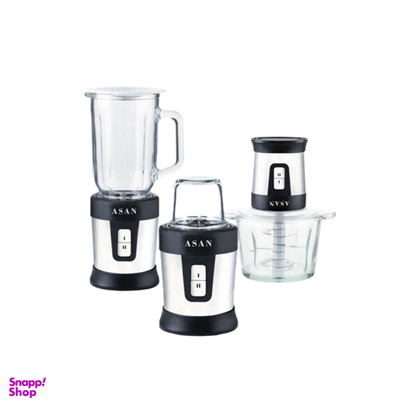 غذاساز سه کاره آسان 6 تیغه مدل 3500WL