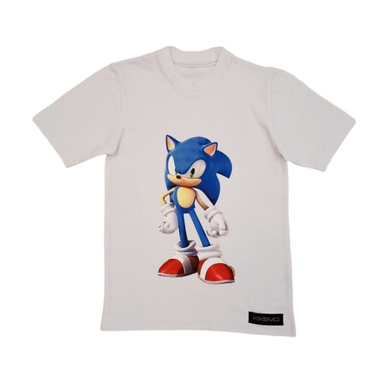 تیشرت پسرانه کیکمو طرح سونیک کد KMT-030501 رنگ سفید