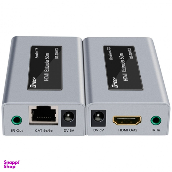 اکستندر HDMI با کابل CAT5 دیتک (Dtech) مدل DT 7009CI طول 50m