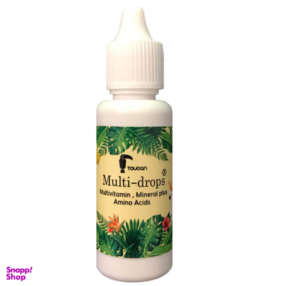 قطره مولتی ویتامین پرندگان توکان مدل Multi-Drops حجم 30 میلی‌ لیتر