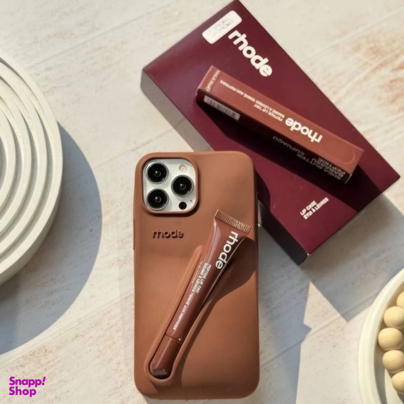 ست کاور گوشی موبایل و لیپ گلاس مدل RHODE مناسب اپل iPhone 16