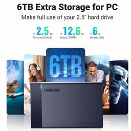 باکس هارد 2.5 اینچ USB3.0 یوگرین مدل US221