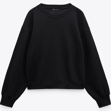 سویشرت زنانه مدل دورس تو کرکی رنگ مشکی