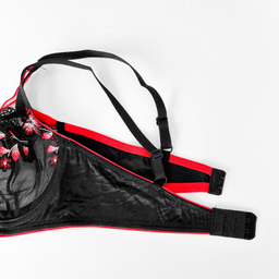 ست شورت و سوتین زنانه نوشه پوش مدل توری کد 88811