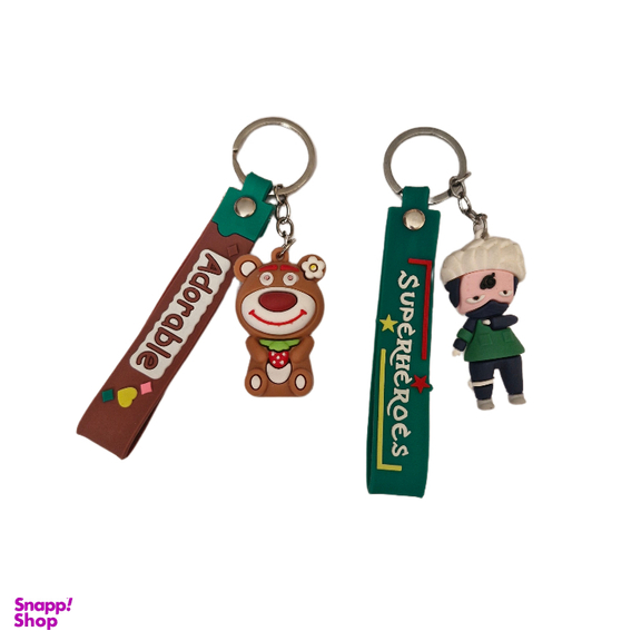 جاکلیدی طرح آدمک و خرس مجموعه 2 عددی