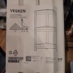 قفسه گوشه حمام ایکیا مدل وسکن کد 704.710.92