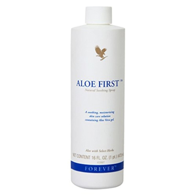 اسپری ترمیم‌ کننده پوست فوراور لیوینگ پروداکتس مدل Aloe First حجم 473 میلی‌لیتر