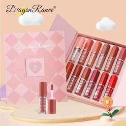 رژلب مایع دراگون رانی مدل Matte glass مجموعه 12 عددی