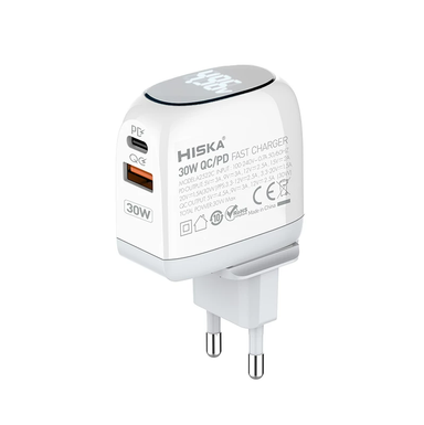 شارژر دیواری هیسکا مدل H-115PD به همراه کابل تبدیل USB-C