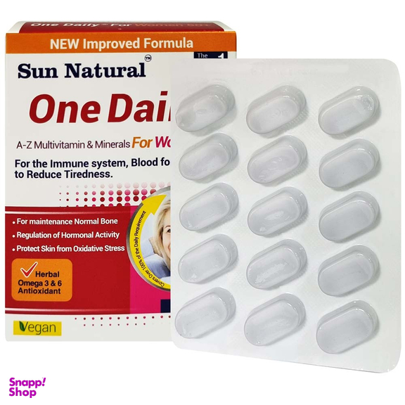 قرص وان دیلی بانوان سان نچرال مناسب بالای 50 سال بسته 30 عددی