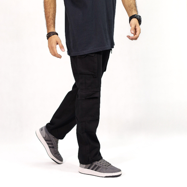 شلوار کارگو مردانه کد 9910 رنگ مشکی