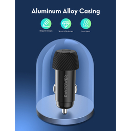 شارژر فندکی 25 وات راو پاور مدل RP-VC032