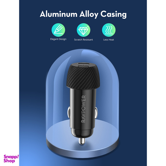 شارژر فندکی 25 وات راو پاور مدل RP-VC032