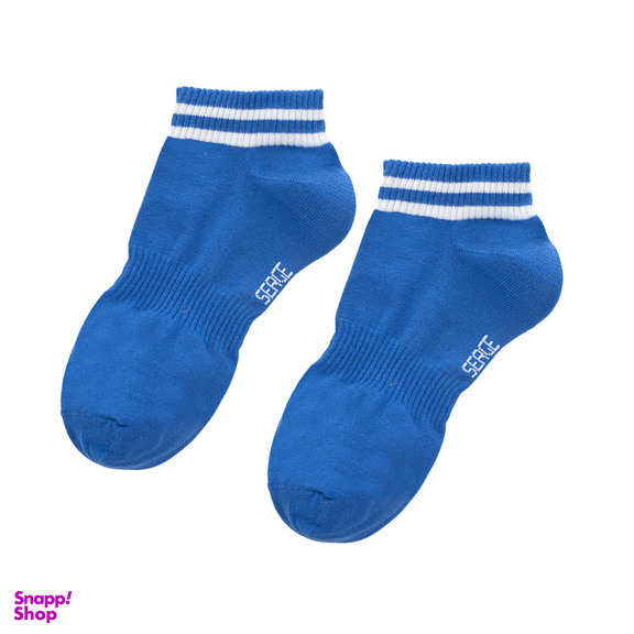 جوراب ساق کوتاه زنانه سرژه مدل 255160 رنگ آبی کاربنی