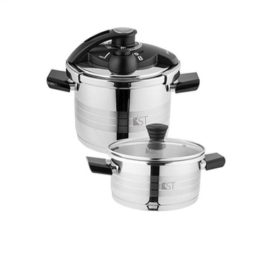 زودپز دوقلو kst مدل کلیپسی کد 6985 گنجایش 6 لیتر