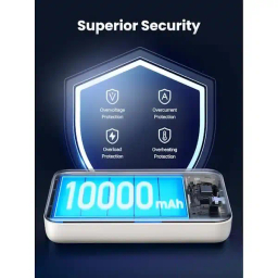 پاوربانک مغناطیسی مینی 20 وات یوگرین مدل PB561 کد 25208 ظرفیت 10000 میلی‌ آمپر ساعت