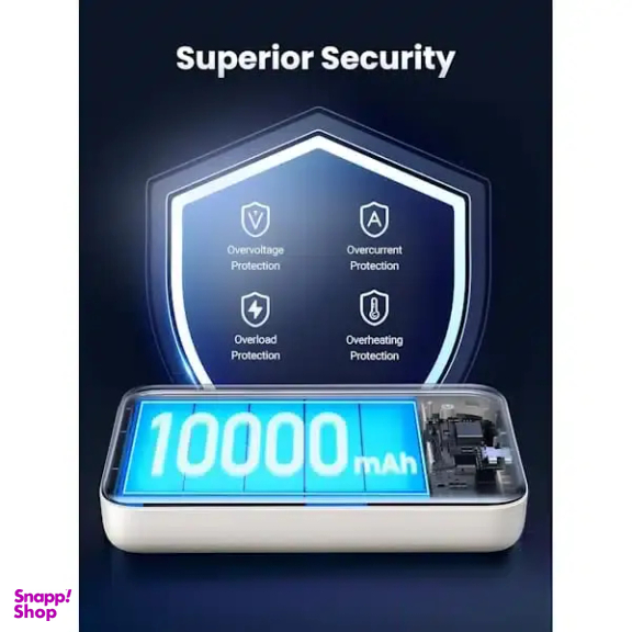 پاوربانک مغناطیسی مینی 20 وات یوگرین مدل PB561 کد 25208 ظرفیت 10000 میلی‌ آمپر ساعت