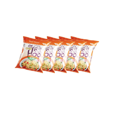 نودل شف هو طعم گوشت وزن 425 گرم بسته 5 عددی