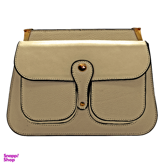 کیف دوشی زنانه مدل چرم طبیعی فلوتر کد fateh 116/1