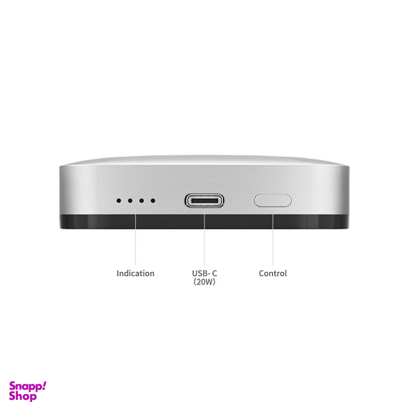 پاوربانک 20 وات مغناطیسی مایپو مدل MIPOW POWER CUBE MAGLINK SPQ08S ظرفیت 10000 میلی آمپر ساعت