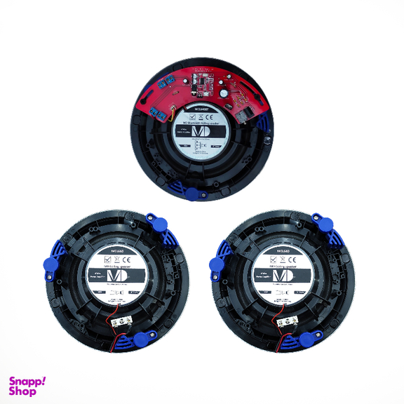 اسپیکر سقفی بلوتوثی 6 اینچ ام دی کد MD-MCL640BT3 بسته 3 عددی