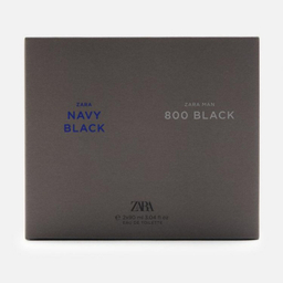 ادوتویلت مردانه زارا مدل Navy Black & 800 Black مجموعه 2 عددی