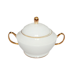 سرویس غذاخوری 154 پارچه ice grand طرح ساده دور طلایی