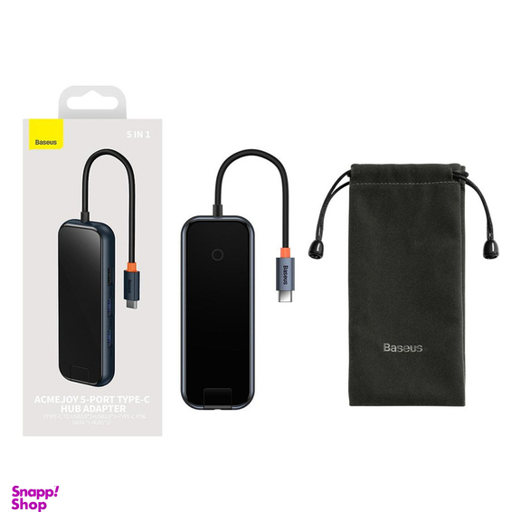 هاب 5 پورت USB-C بیسوس مدل WKJZ010113