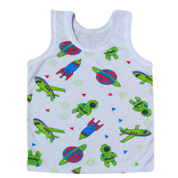 تاپ پسرانه مدل فضانورد رنگ سفید