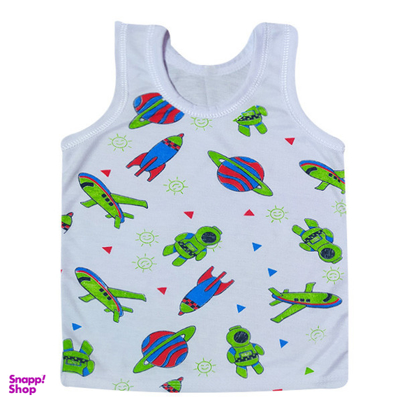 تاپ پسرانه مدل فضانورد رنگ سفید