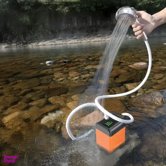 دوش و پمپ شارژی قابل حمل پرودو مدل PD-LFST021-OG Portable Electric Shower Pump