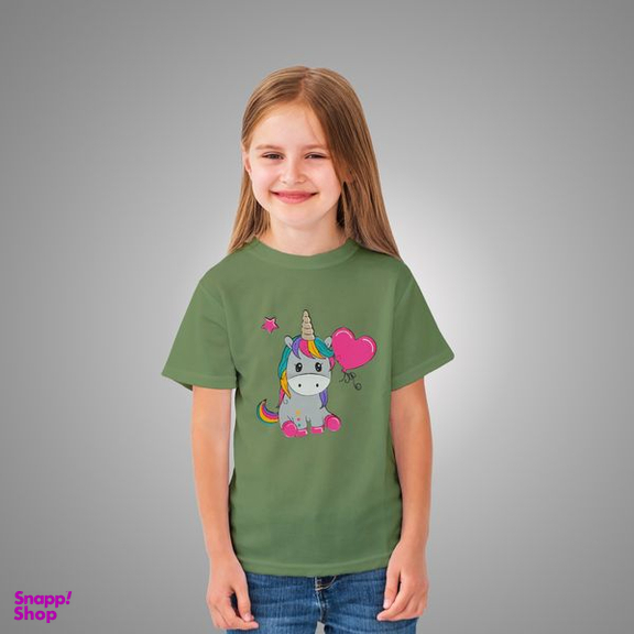 تی شرت آستین کوتاه دخترانه مالدینی مدل T-kids-17
