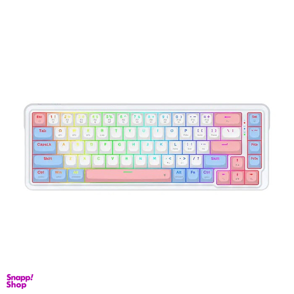 کیبورد بی سیم مخصوص بازی ردراگون مدل NOVA K709 PRO WBP RGB