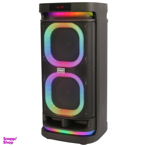 اسپیکر چمدانی بلوتوثی برودو مدل BTS-1990 به همراه میکروفون و ریموت کنترل