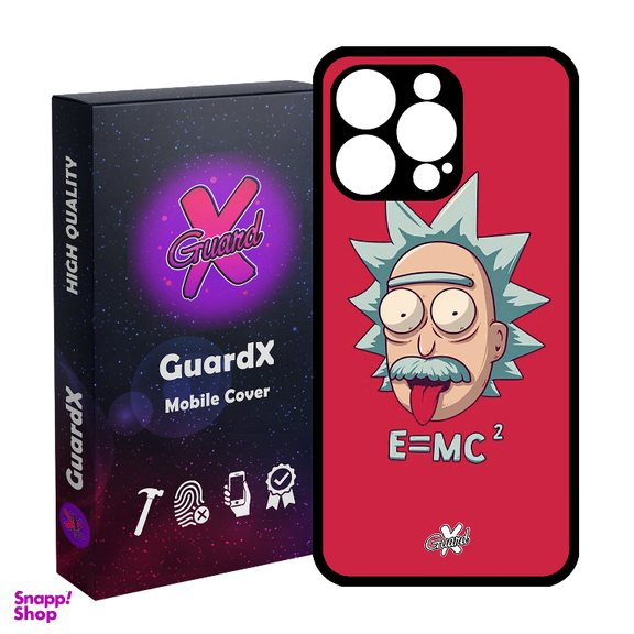 کاور گارد ایکس طرح Rick and Morty مدل Glass10046 مناسب برای گوشی موبایل اپل iPhone 15 Pro Max