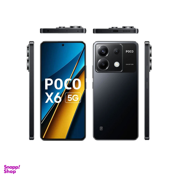 گوشی موبایل شیائومی مدل Poco X6 5G دو سیم کارت ظرفیت 256 گیگابایت رم 12 گیگابایت