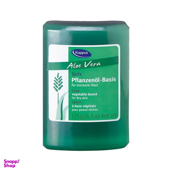 صابون مرطوب کننده کاپوس مدل آلوئه ورا وزن 125 گرم