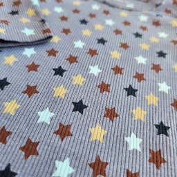 بادی نوزادی نیم ایت طرح ستاره کد 10257 رنگ آبی تیره