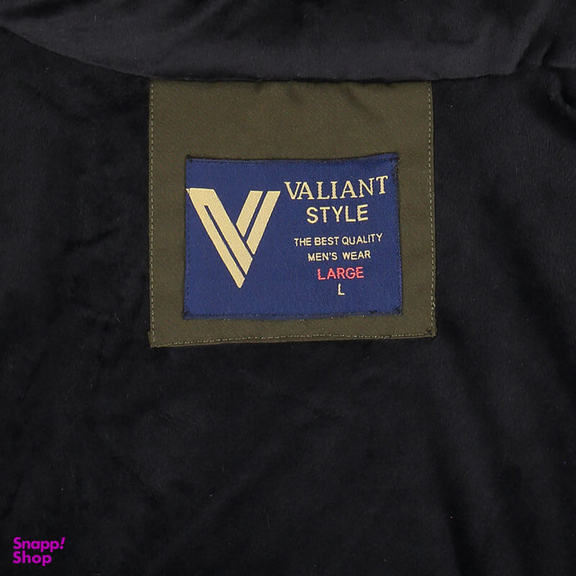 کاپشن مردانه والیانت استایل مدل PC رنگ یشمی