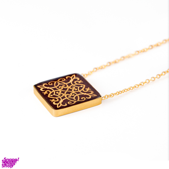 گردنبند زنانه الون مدل گارنت ترنج کد P04089020017A