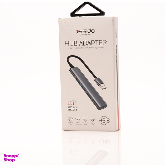 هاب 4 پورت USB یسیدو مدل HB18
