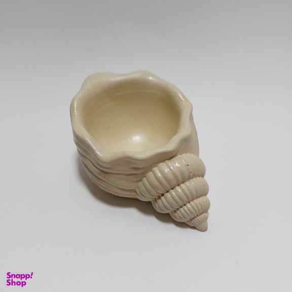 ظرف دکوری مدل بتنی طرح صدف حلزونی