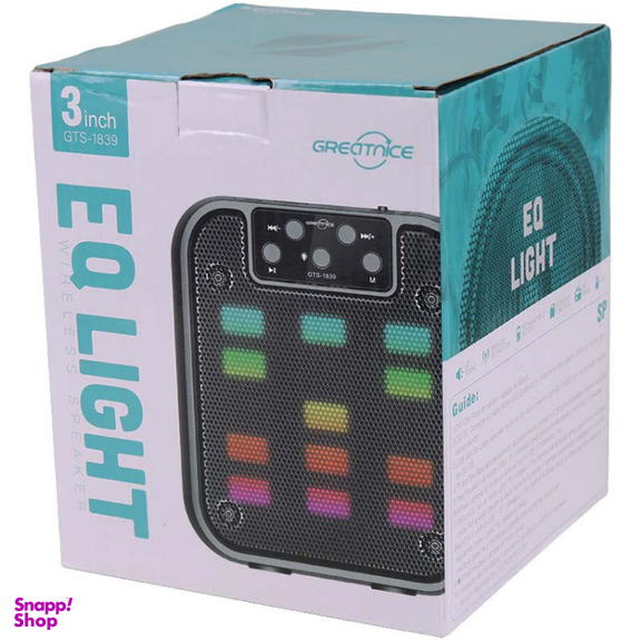 اسپیکر بلوتوثی قابل حمل گریت نایس مدل GTS-1839