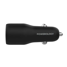 شارژر فندکی پاورولوژی مدل 35W PD + QC3.0 LED Dual Ports Car Charger PCCSR012