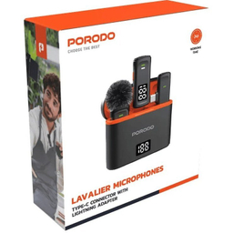 میکروفون بی سیم یقه ای پرودو مدل Lavalier Microphone PD-WCDMIC