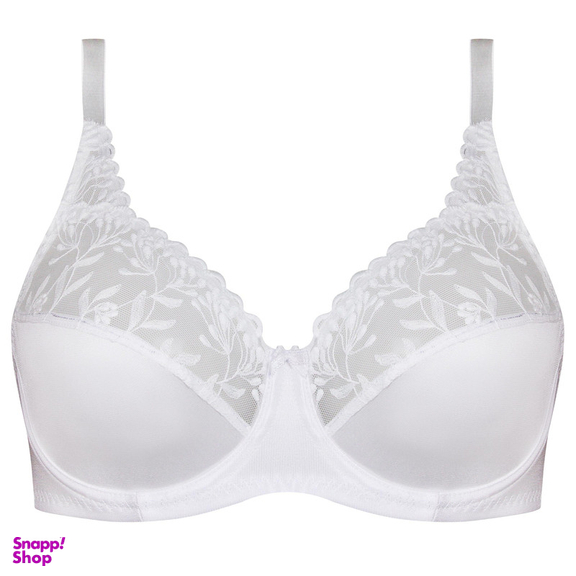 سوتین زنانه شاندرمن مدل فنردار کد 5080-2280-03 رنگ سفید