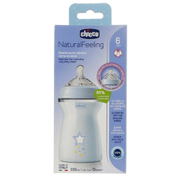 شیشه شیر چیکو مدل نچرال فیلینگ گنجایش 330 میلی لیتر